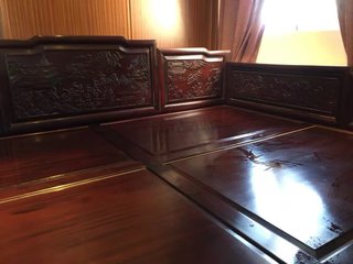 Cama Luohan China Madera Tallada