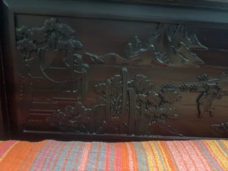 Cama Luohan China Madera Tallada