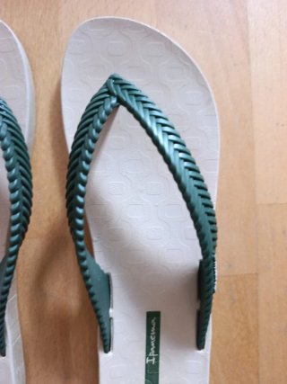 Chanclas Ipanema Beige y Verde