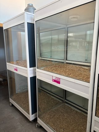Mobiliario Tienda Animales: Peceras, jaulas.....