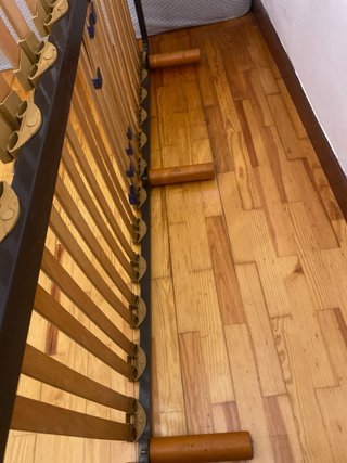 Somier de láminas con regulador lumbar