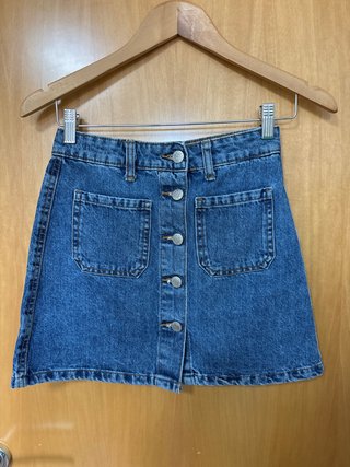 Minifalda vaquera Bershka