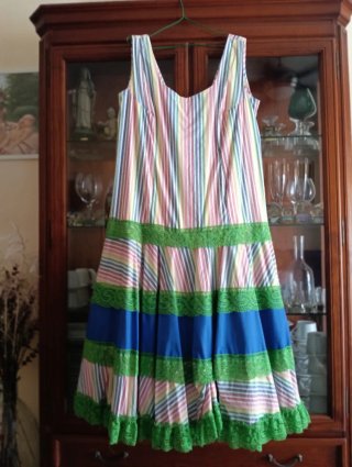 Traje de Flamenca Multicolor