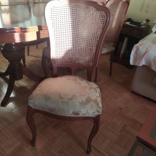 Mesa Comedor Ovalada Nogal Vintage