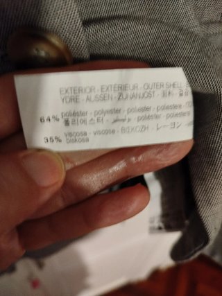 Blazer americana oversize Zara Gris Talla XL