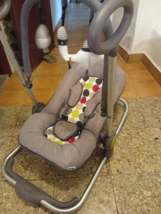 Hamaca bebé Beaba gris