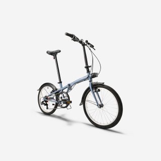Bicicleta plegable 20 pulgadas 6V Tilt 120 gris