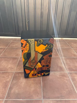Cajón Flamenco con Diseño Artístico