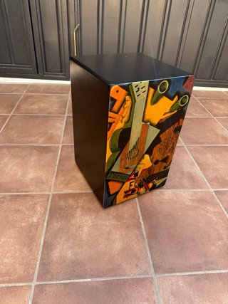 Cajón Flamenco con Diseño Artístico
