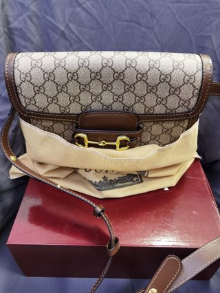 Borsa Gucci Horsebit 1955 con accessori completi