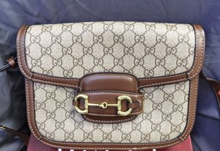 Borsa Gucci Horsebit 1955 con accessori completi