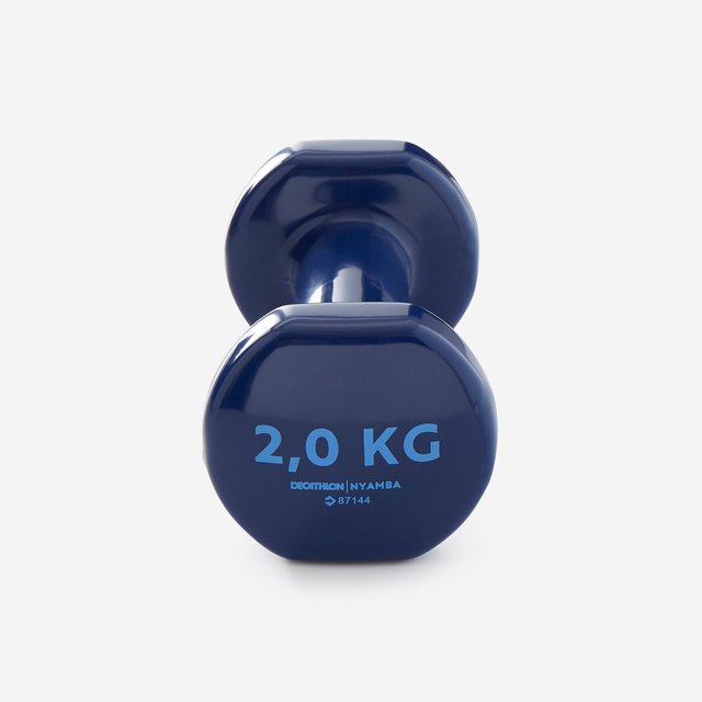 Pesas 2 x 2Kg de vinilo Fitness Gimnasia en casa Pilates