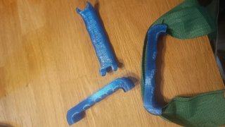3 Asas ergonómicas para bolsas PETG translúcido