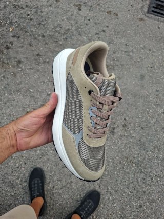 Scarpe uomo beige/marrone