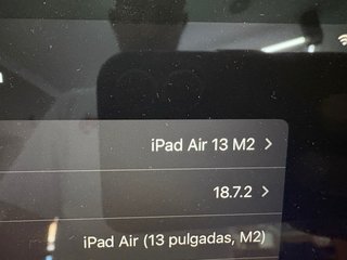 iPad Air M2 13 Plata