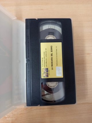 VHS La Máscara del Zorro