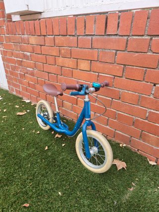 Bicicleta de equilibrio vintage azul Decathlon
