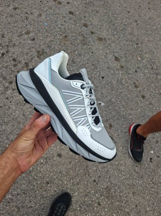 Scarpe Piquadro uomo grigie e bianche