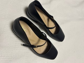 Clarks Bailarinas Piel Hebilla Talla 39