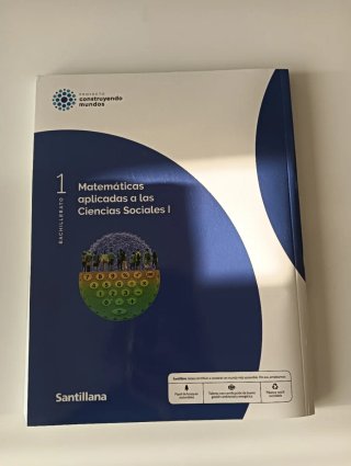 Matemáticas aplicadas a las Ciencias Sociales I...