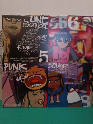 Gorillaz - Gorillaz. Vinilo. LP. 2001. Gatefold