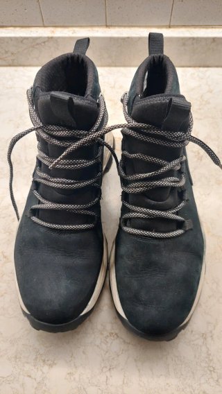 Scarponcini Timberland unisex neri e beige