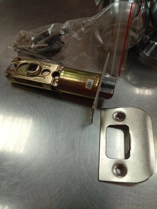 Juego de pomos de puerta con cerradura