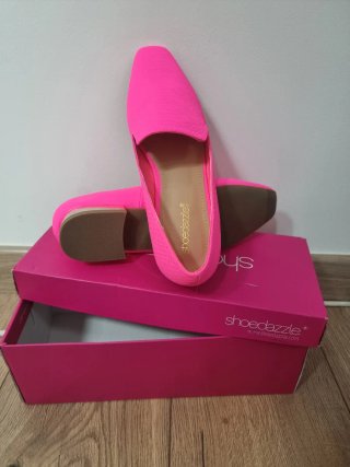 Manoletinas ShoeDazzle Rosa Neón