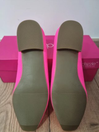 Manoletinas ShoeDazzle Rosa Neón
