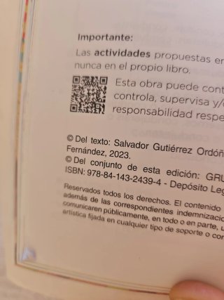 Lengua y Literatura, 2 ESO, Operación mundo