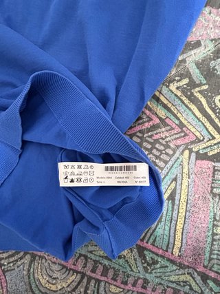 Polo Massimo Dutti Azul