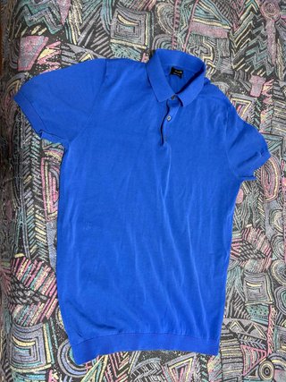 Polo Massimo Dutti Azul