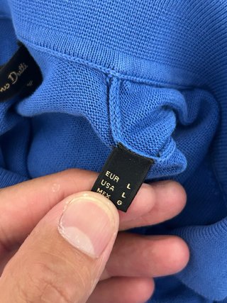 Polo Massimo Dutti Azul
