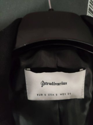 Chaqueta Blazer Stradivarius negro mujer