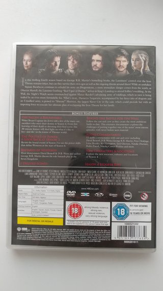 Juego de Tronos T4 DVD - sólo en inglés -
