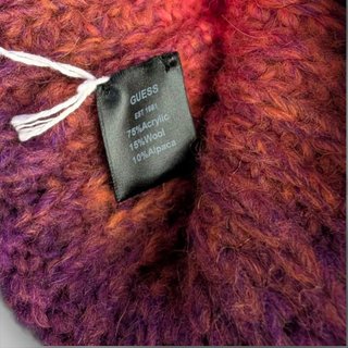 Cappello Guess Lana e Alpaca Arancio Viola