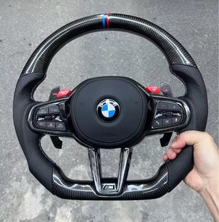 VOLANTE BMW M PERFORMANCE CARBONO + CUERO