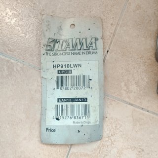 Tama 910 doble pedal bombo batería y percusión