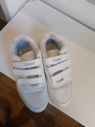 Zapatillas Kappa velcro blancas talla 40
