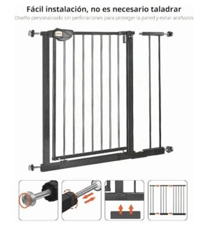 Barrera seguridad bebés/mascotas Ubravoo