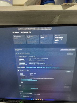 PC i5 12GB RAM SSD 480 GB Gráfica 4GB