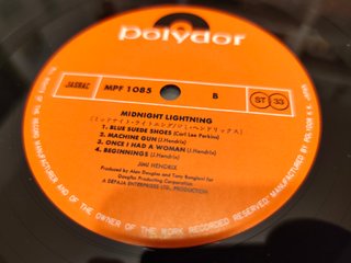 Vinilo Jimi Hendrix - Midnight Lightning (1977)