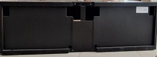 Mueble TV Ikea Besta Negro/Marrón