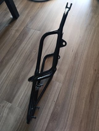 Portaequipajes Trasero Metal Negro para moto Mash