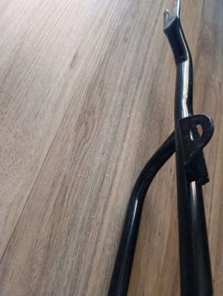 Portaequipajes Trasero Metal Negro para moto Mash