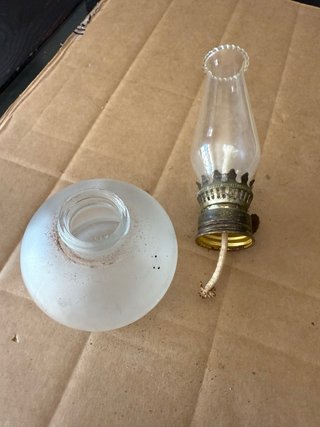 Lámpara de parafina quemador 18 cm alto