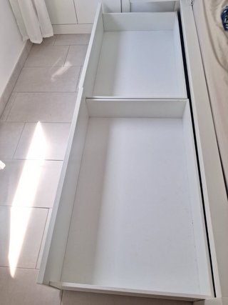 Cama IKEA MALM+somier+colchón+funda