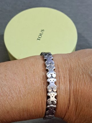 Pulsera Tous Oso Plata