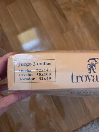 Set 3 Asciugamani da Bagno Trovador Beige