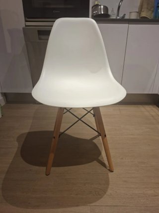4 Sillas Comedor Blancas Madera